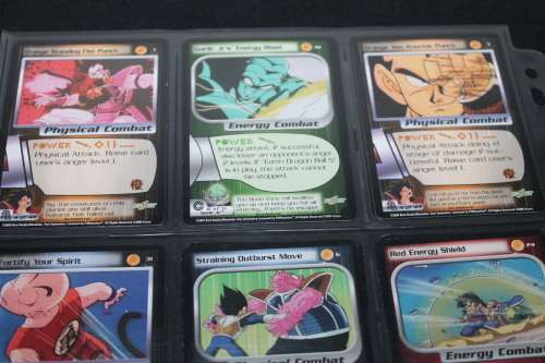 9 Dragonball Z Trading Cards