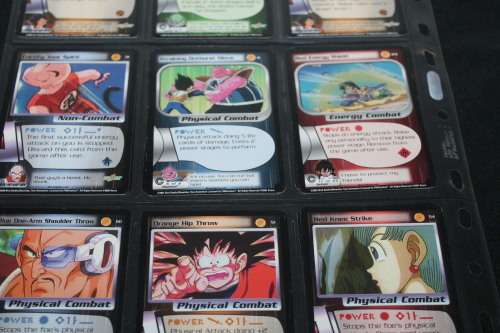 9 Dragonball Z Trading Cards