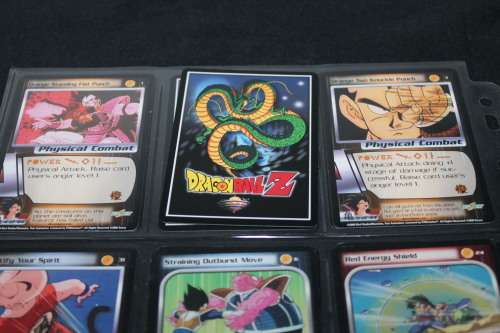9 Dragonball Z Trading Cards