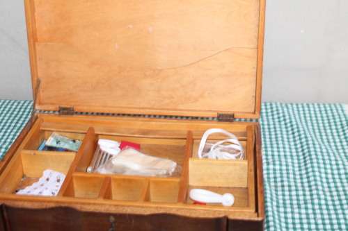 Wooden Sewing Box