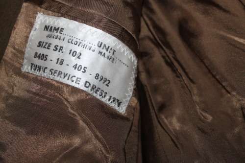 Tunic Service Dress Jacket 1976