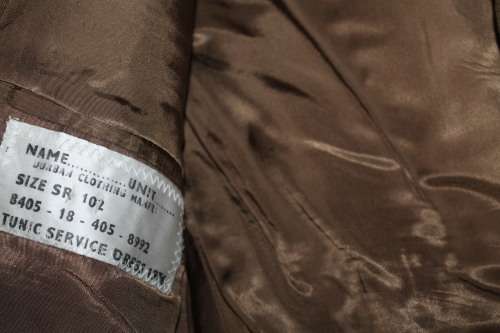 Tunic Service Dress Jacket 1976