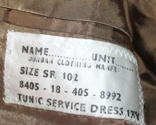 Tunic Service Dress Jacket 1976