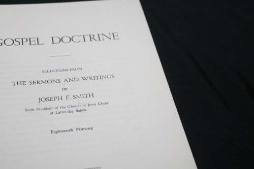Gospel Doctrine Joseph Smith