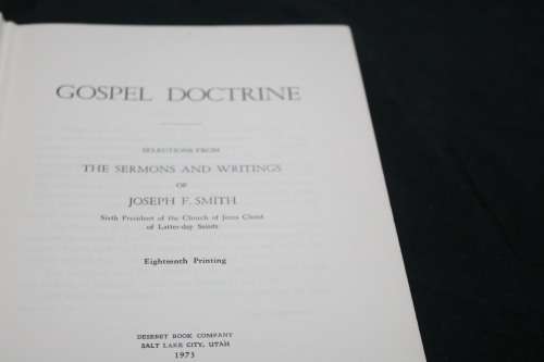 Gospel Doctrine Joseph Smith