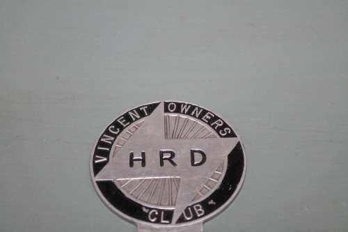 Vincent Owners Club Badge Motorcycle