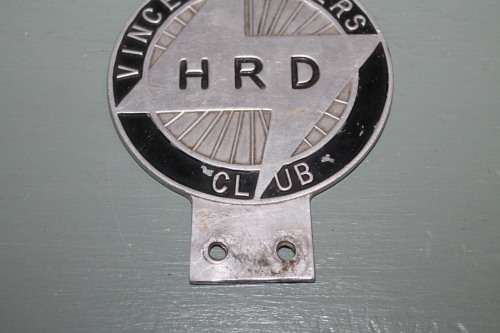 Vincent Owners Club Badge Motorcycle