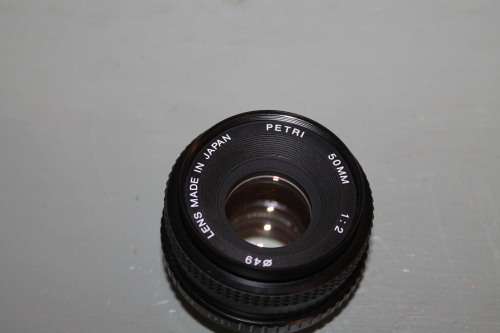 Petri 50mm lens