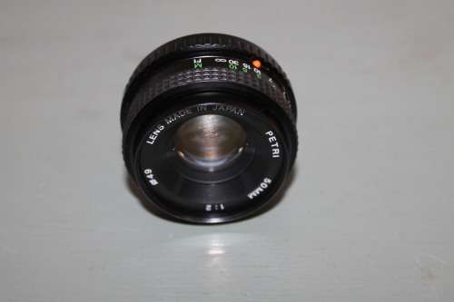 Petri 50mm lens