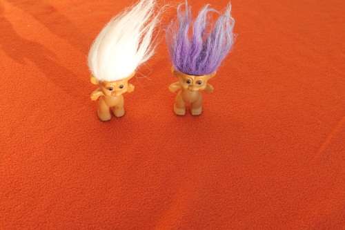 2 Vintage Trolls