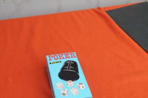 Boxed Poker dice