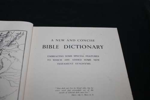 The New and Concise Bible dictionary