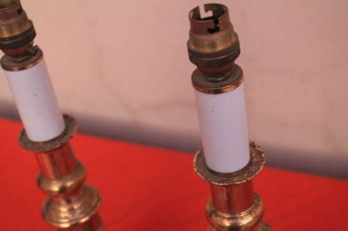 2 Brass Lamps