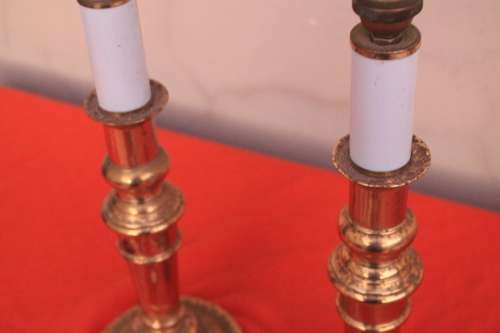 2 Brass Lamps