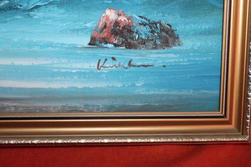 Large Oil Painting Sea