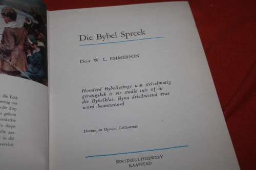 Die Bybel Spreek