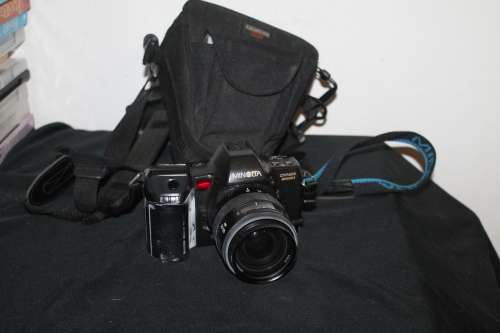 Minolta Dynax 8000i with Minolta 55mm lens