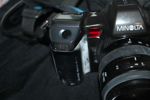 Minolta Dynax 8000i with Minolta 55mm lens