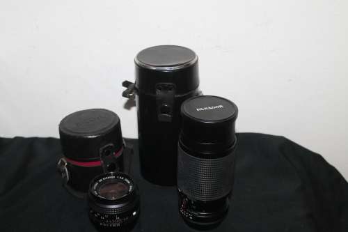 Pentax ME with 3 Lenses
