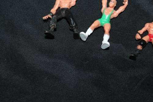 MiniWresting Figures with Ring