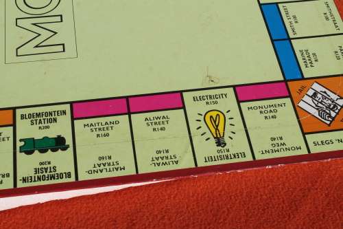 Monopoly Board Game Eloff Street