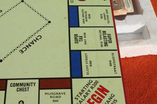 Monopoly Board Game Eloff Street