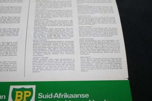 Modern south African Sporting Greats BP Tokens