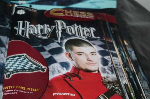 Harry Potter 4 Flies with Chess Magazines