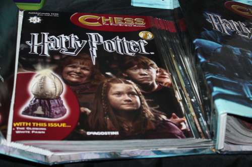Harry Potter 4 Flies with Chess Magazines