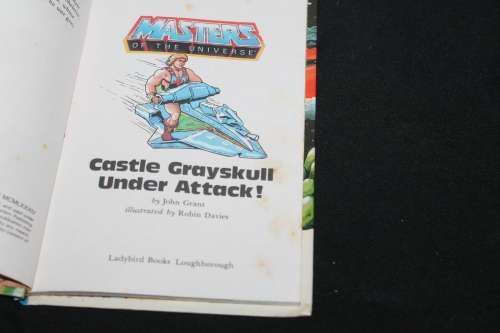 MOTU He Man Coloring in Book and Reading Book