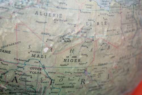 Vintage World Globe