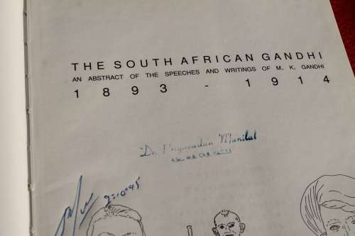 The south African Gandhi an Abstract of the Speeches  and Writings of M K Gandhi