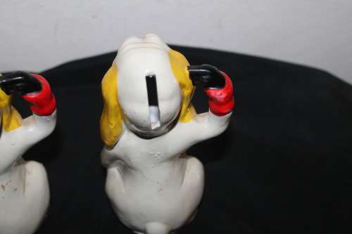 2 Ceramic Money Boxes Droopy Dog