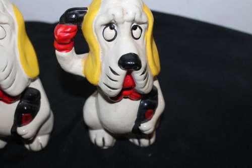 2 Ceramic Money Boxes Droopy Dog