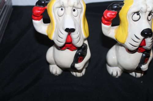 2 Ceramic Money Boxes Droopy Dog