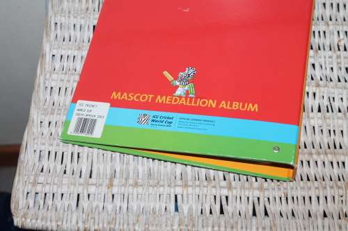 2003 ICC cricket world Cup Album and Mascot Medals