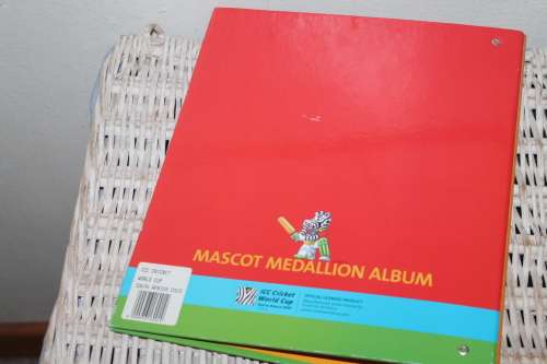 2003 ICC cricket world Cup Album and Mascot Medals
