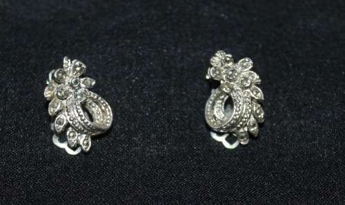Vintage Marcasite   Clip on earrings
