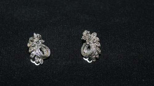 Vintage Marcasite   Clip on earrings