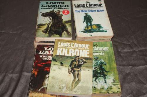 10 Assorted Louis L`Amour books