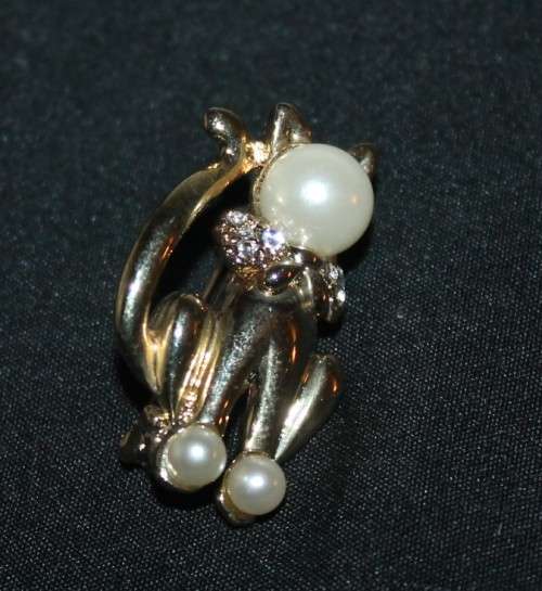 Vintage Cat Brooch