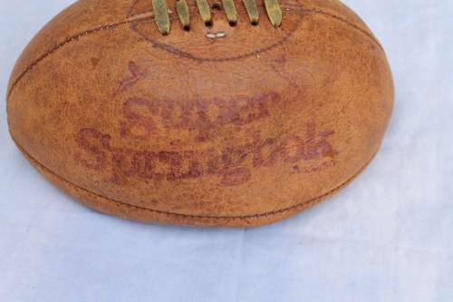 Super Springbok Leather Rugby Ball
