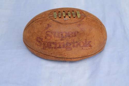 Super Springbok Leather Rugby Ball