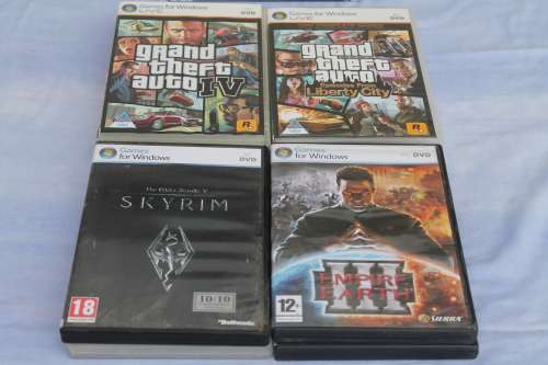 10 Assorted PC Games