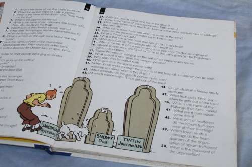 Tin Tinologue 1050 Questions and answers
