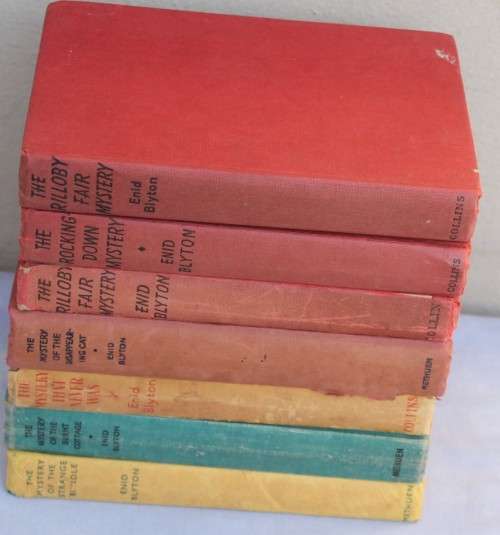 7 Assorted Enid Blyton Hard Covers