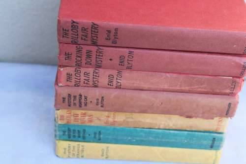7 Assorted Enid Blyton Hard Covers