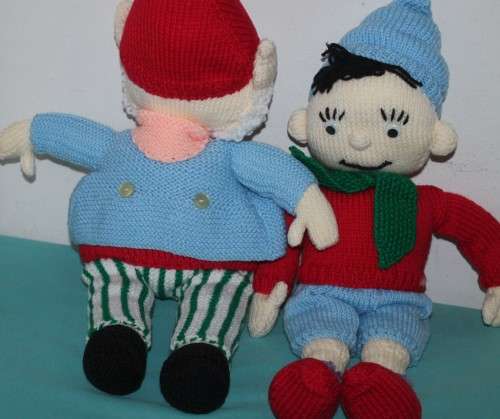 hand Knitted Noddy and Big Ears
