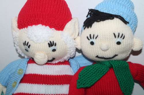 hand Knitted Noddy and Big Ears