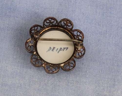 Vintage Delft Brooch